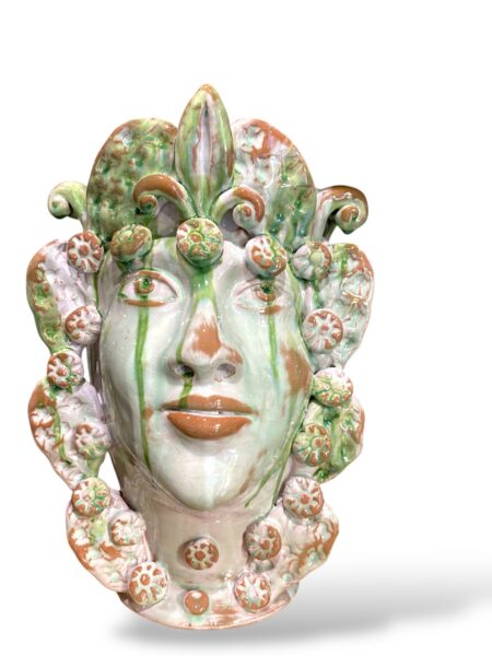 Testa Ficus - in Ceramica di Santo Stefano di Camastra