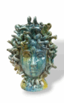 Medusa "Morgana" - in Ceramica di Santo Stefano di Camastra