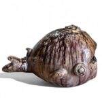 Pesce Balena multicolor - in ceramica di Santo Stefano di Camastra
