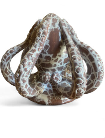 Polpo Marino Effetto Marmo - in Ceramica di Santo Stefano di Camastra