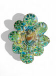Cuore Sacro Piccolo con Applicazioni - in Ceramica di Santo Stefano di Camastra