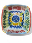 Fondina quadrata classica - BRS - in Ceramica di Santo Stefano di Camastra