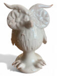 Civetta Occhi Grandi a Fiore - in Ceramica di Santo Stefano di Camastra