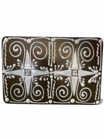 Tagliere Rettangolare Ghirigori - in Ceramica di Santo Stefano di Camastra