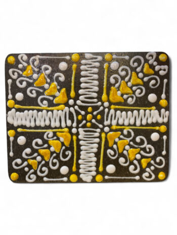 Tagliere Pietra Lavica Rettangolare Giallo - in Ceramica di Santo Stefano di Camastra