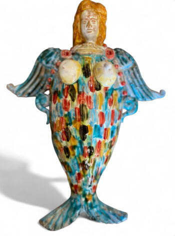 Lighea la Sirena Multicolor - in Ceramica di Santo Stefano di Camastra