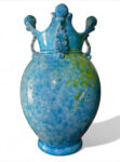 Coppa con Foglie VT - in Ceramica di Santo Stefano di Camastra