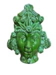 Testa di Moro Donna Verde - in Ceramica di Santo Stefano di Camastra