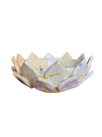 Ciotola Fiore di Loto - in Ceramica di Santo Stefano di Camastra