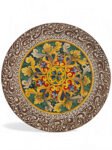 Piatto Barocco Bordo Decorato - in Ceramica di Santo Stefano di Camastra