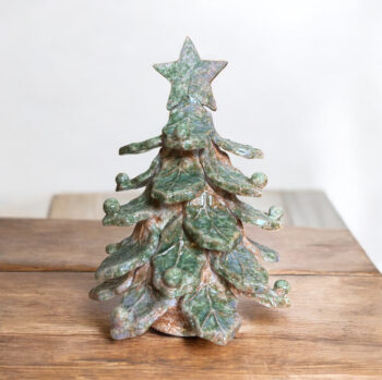 Albero di Natale Effetto Puntini VA - in Ceramica di Santo Stefano di Camastra