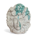 Testa Donna Uva - in Ceramica di Santo Stefano di Camastra