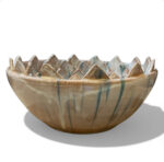 Centrotavola Carciofo Dentro - in Ceramica di Santo Stefano di Camastra