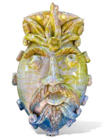 Porta Candela Sikana - in Ceramica di Santo Stefano di Camastra