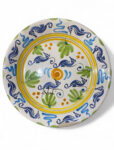 Piatto Cavallucci - in Ceramica di Santo Stefano di Camastra