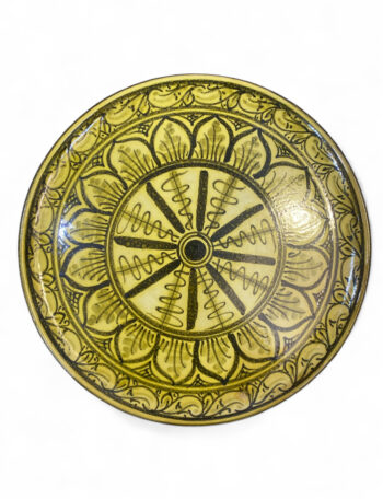 Piatto Art Barocco Siciliano - in Ceramica di Santo Stefano di Camastra