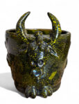 Vaso Toro Fantazoo effetto marmo - in ceramica di S.Stefano di Camastra