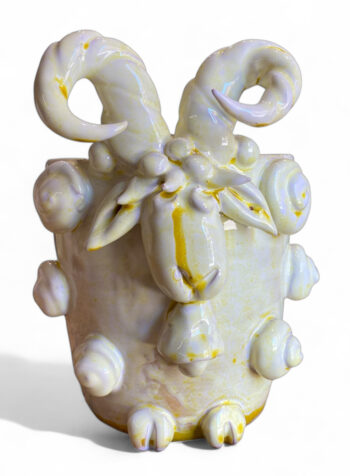 Vaso Ariete - Fantazoo - in Ceramica di S.Stefano di Camastra