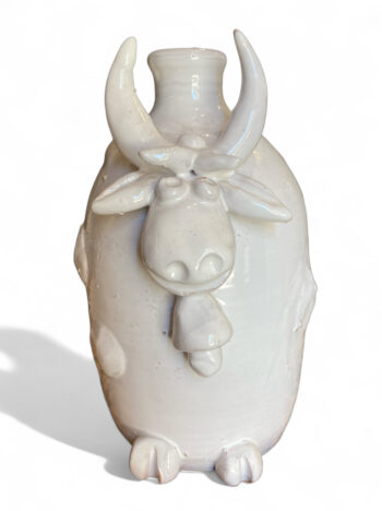 Lumiere Mucca Fantazoo - in Ceramica di Santo Stefano di Camastra