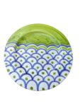 Piatto Verde - in Ceramica di Santo Stefano di Camastra