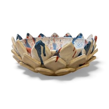 Centrotavola Carciofo RB - in Ceramica di Santo Stefano di Camastra