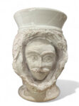 Vaso con Uomo Baffi - in Ceramica di Santo Stefano di Camastra
