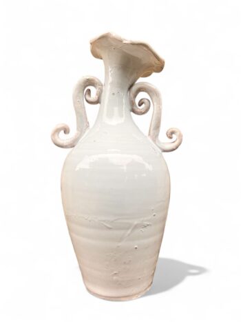 Vaso Bottiglia Flower - in Ceramica di Santo Stefano di Camastra