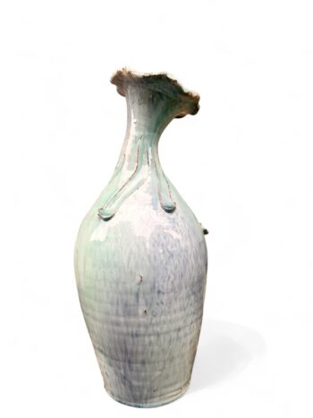 Vaso Bottiglia Flower - in Ceramica di Santo Stefano di Camastra