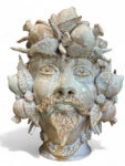 Testa di Agrumi Uomo - in Ceramica di Santo Stefano di Camastra