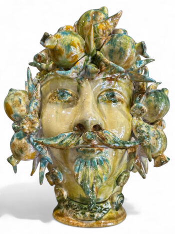 Testa Di Agrumi - in Ceramica di Santo Stefano di Camastra