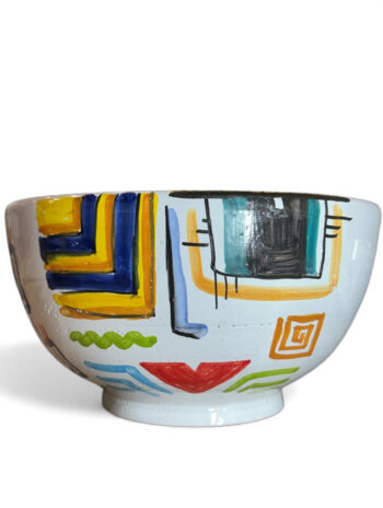 Ciotola Big Eyes Moderno - in Ceramica di Santo Stefano di Camastra