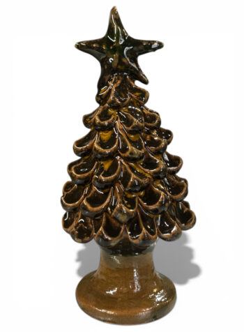 Albero Pigna Marrone - In Ceramica di Santo Stefano di Camastra