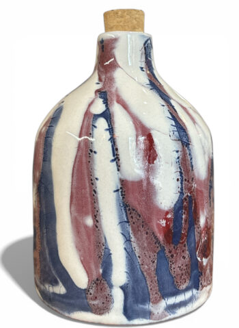 Bottiglia B/R - in Ceramica di Santo Stefano di Camastra