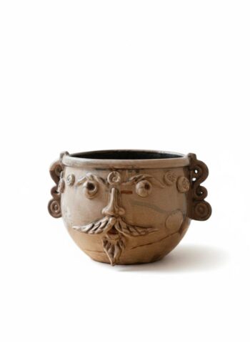 Vaso Sikano Bicolore - in Ceramica di Santo Stefano di Camastra