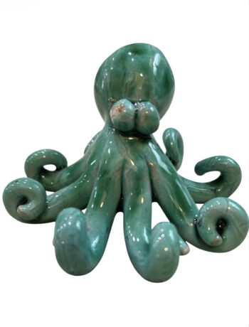 Polipetto Verde - in Ceramica di Santo Stefano di Camastra