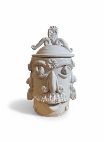 Barattolo Sikano - in Ceramica di Santo Stefano di Camastra