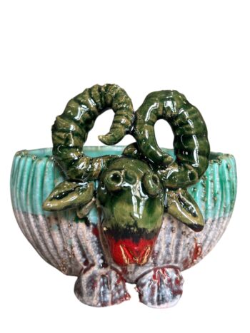 Ciotola Fantazoo Ariete - in Ceramica di Santo Stefano di Camastra