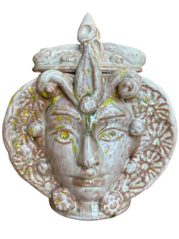 Barattolo Donna - in Ceramica di Santo Stefano di Camastra