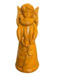 Angelo con Fiore - in Ceramica di Santo Stefano di Camastra