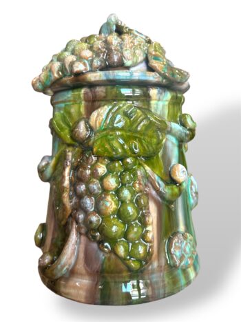 Barattolo Uva - in Ceramica di Santo Stefano di Camastra