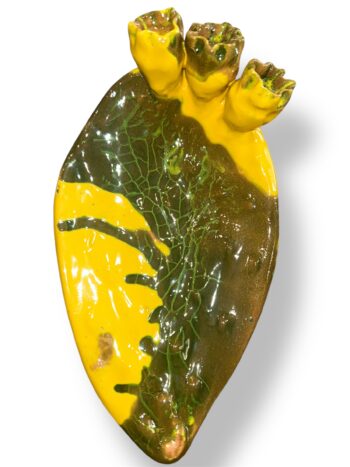 Pala di Fico D'india V/G - in Ceramica di Santo Stefano di Camastra