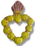Cuore Sacro G/R - in Ceramica di Santo Stefano di Camastra