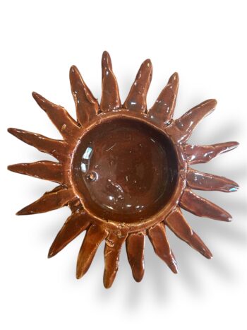 Ciotola Riccio -in Ceramica di Santo Stefano di Camastra