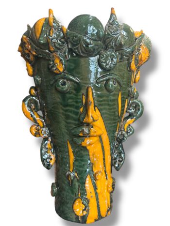 Vaso Sikano Sfumato - in Ceramica di Santo Stefano di Camastra