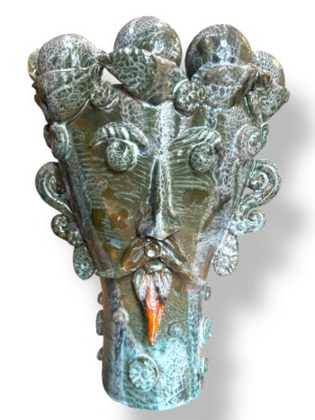 Vaso Sikano Effetto Marmo - in Ceramica di Santo Stefano di Camastra