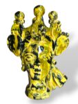 Testa di Moro Donna Pale di Fico - in Ceramica di Santo Stefano di Camastra