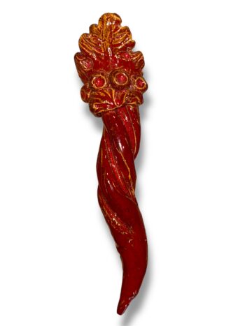 Corno Foglia - in Ceramica di Santo Stefano di Camastra