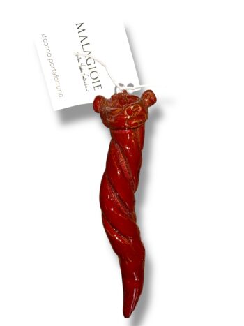 Corno Ferro di Cavallo - in Ceramica di Santo Stefano di Camastra