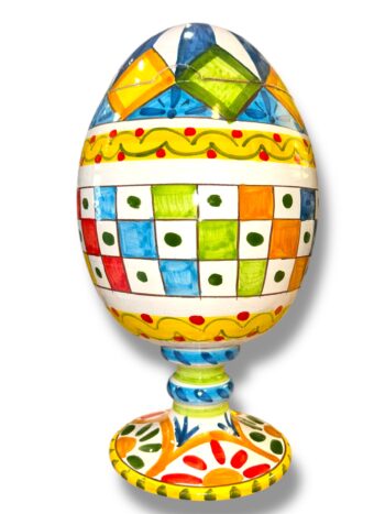 Uovo Barocco - in Ceramica Santo Stefano di Camastra