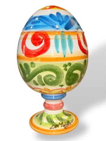 Uovo R/V/A - in Ceramica di Santo Stefano di Camastra